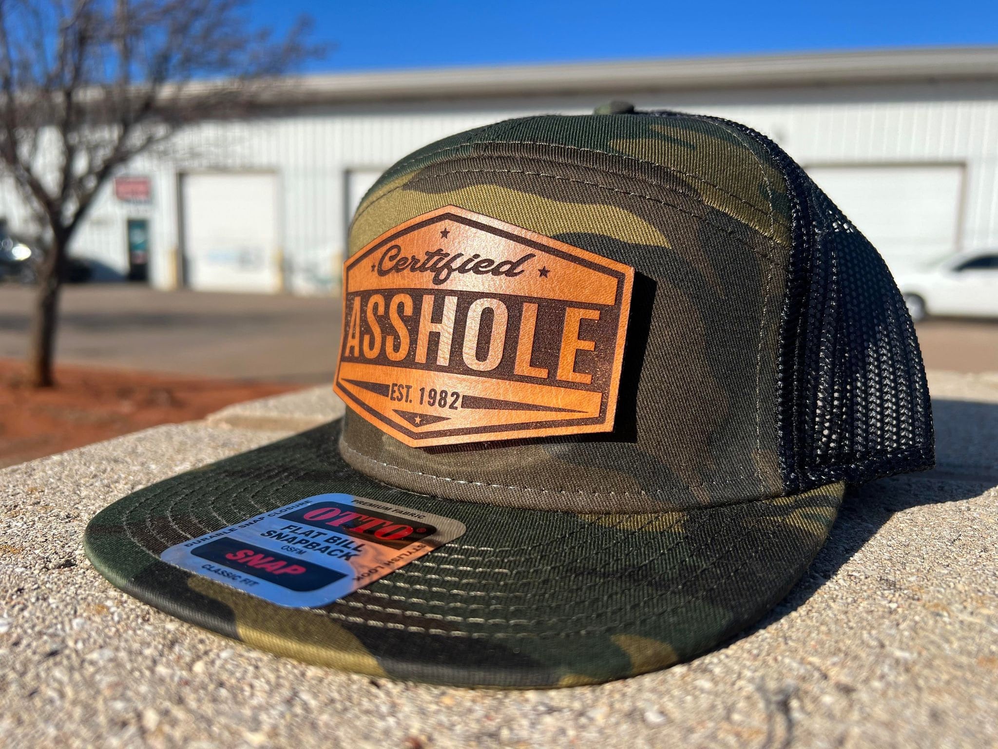 Certified Asshole Trucker Hat – JT's Custom Woodworks