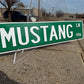 Custom Ford Mustang Street Sign - Choose Your Year & Postal Abbreviation - 18x4 Inches - Perfect for Chevy Man Cave Garage