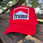 Trump for President 2024 vintage rope style trucker hat with marlboro inspired embroidery patch