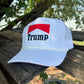 Trump for President 2024 vintage rope style trucker hat with marlboro inspired embroidery patch