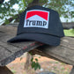 Trump for President 2024 vintage rope style trucker hat with marlboro inspired embroidery patch