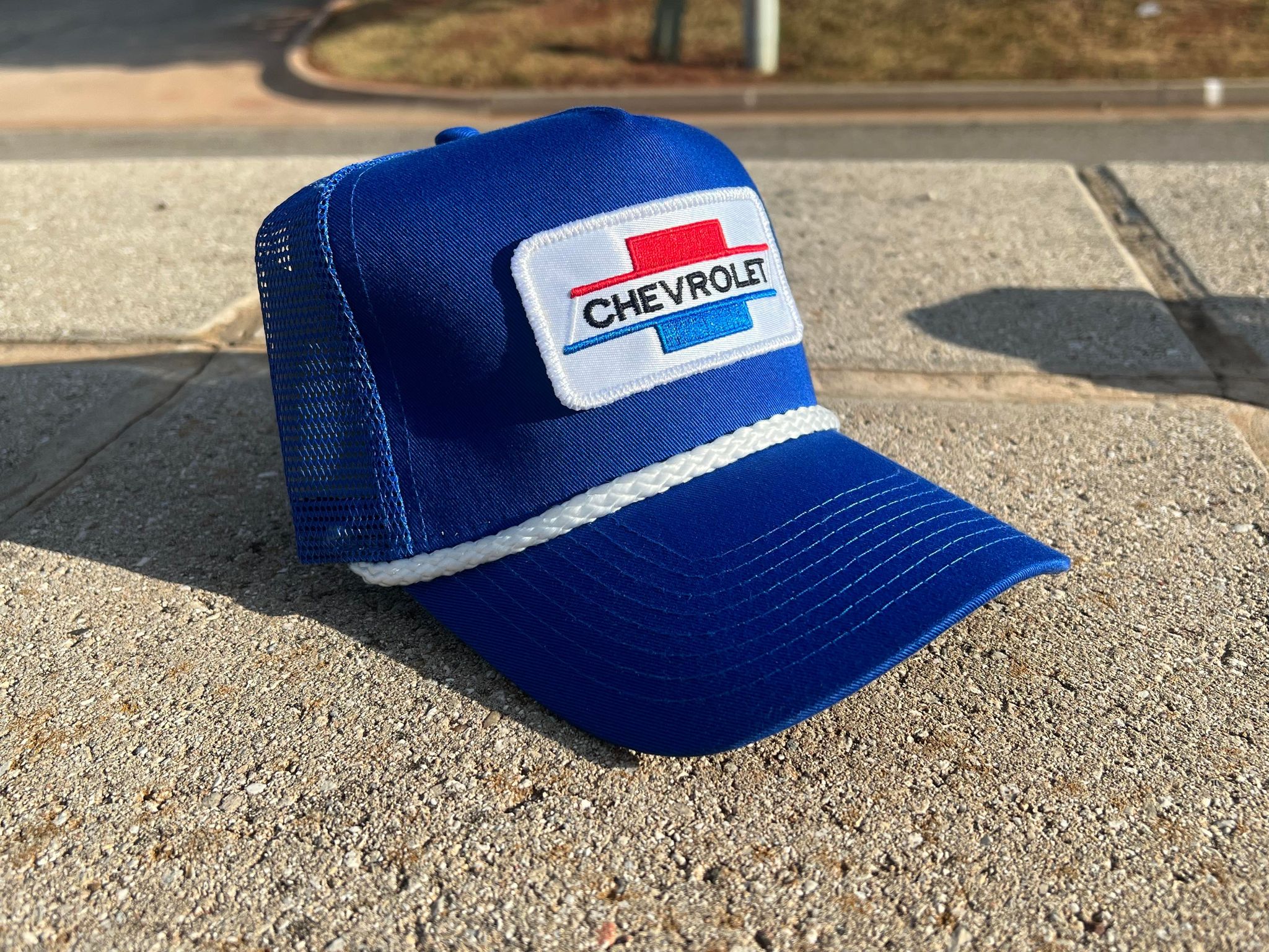 Vintage chevy shop trucker hat